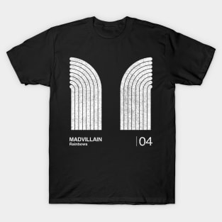 MADVILLAIN Rainbows / Minimalist Graphic Design Fan Artwork Tribute T-Shirt